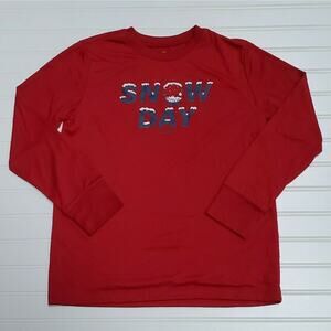 L.L.Bean Youth Long Sleeve Snow Day Shirt